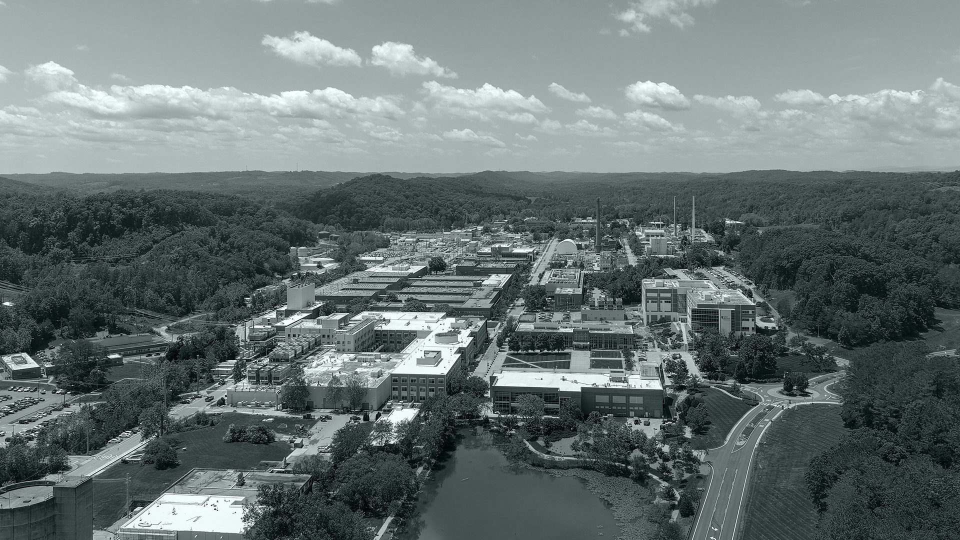 aerial view ofOak Ridge National Lab